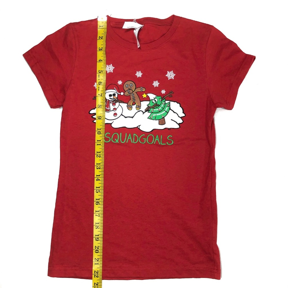 Girl’s L A T Live and Tell Red T-Shirt, Size Large - Picture 3 of 7